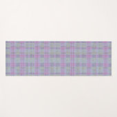 Lavender Plaid Harmony  Yogamat (Voorkant (horizontaal))