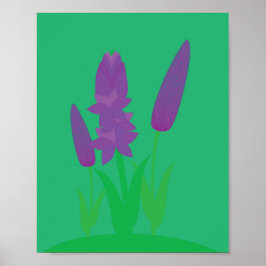 Lavender Plants Poster