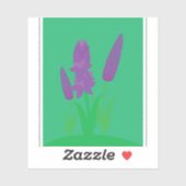 Lavender Plants Sticker (Vel)