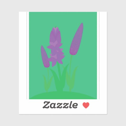 Lavender Plants Sticker (Vel)