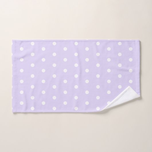Lavender Polka Dot Bad Handdoek (Handdoek)