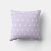 Lavender Polka Dot Kussen (Achterkant)