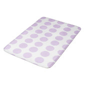 Lavender Polka Dots Design Badmat (Gekanteld)