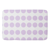 Lavender Polka Dots Design Badmat (Voorkant)