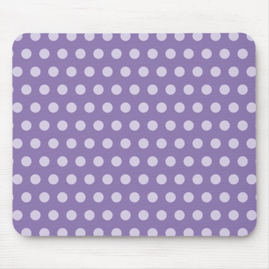 Lavender Polka Dots Muismat (Voorkant)