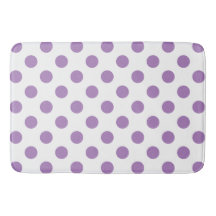 Lavender polka stipt wit