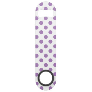 Lavender polka stipt wit speed flessenopener