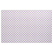 Lavender polka stipt wit stof (Yard (91,4 cm))