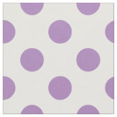Lavender polka stipt wit stof (Close Up)