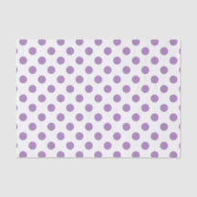 Lavender polka stipt wit