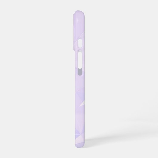 Lavender Polygon Geometric iPhone 16 Hoesje (Linkerkant)