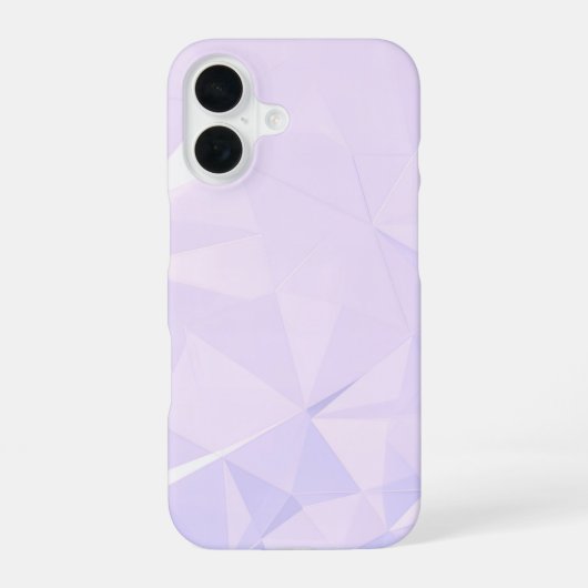 Lavender Polygon Geometric iPhone 16 Hoesje (Achterkant)