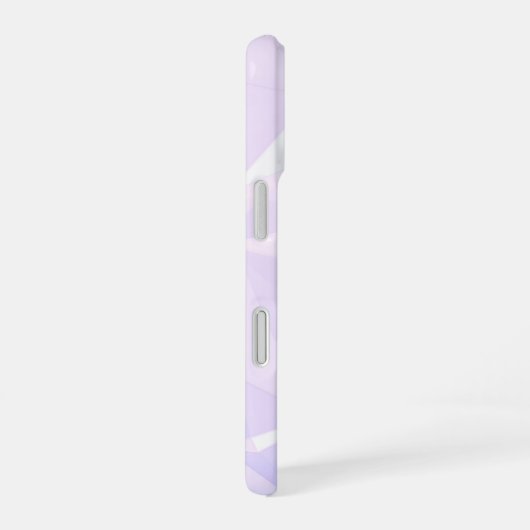 Lavender Polygon Geometric iPhone 16 Hoesje (Rechterkant)
