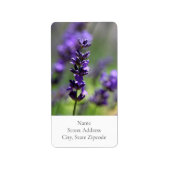 Lavender Portrait Etiket (Voorkant)