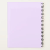 Lavender Pride en Prejudice Peacock Naam Planner (Achterkant)