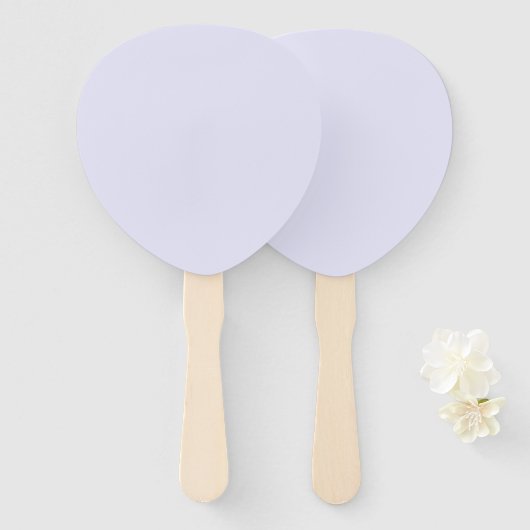 Lavender Purpl Paddle Fan for Elegant Event Comfor Handwaaier (Voorkant en achterkant)