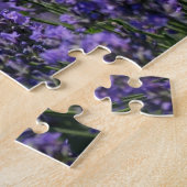 Lavender Purple Flowers Field met Butterfly Legpuzzel (Zijkant)