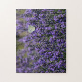 Lavender Purple Flowers Field met Butterfly Legpuzzel (Verticaal)
