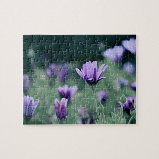 Lavender Purple Flowers Legpuzzel (Horizontaal)