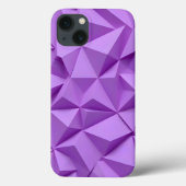 Lavender Purple iPhone Case Geometric and Chic (Achterkant)