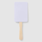 Lavender Purple Rectangle Fan for Elegant Event Co Handwaaier (Achterkant)