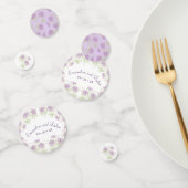 Lavender Purple Rose Wedding Confetti (Groep)