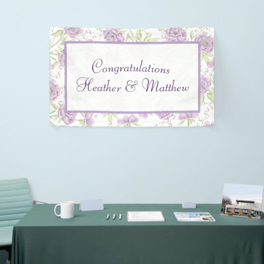Lavender Purple Rose Wedding Spandoek (Beurs)