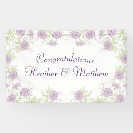 Lavender Purple Rose Wedding Spandoek