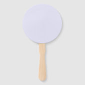 Lavender Purple Round Fan for Elegant Event Comfor Handwaaier (Voorkant)