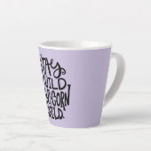 Lavender Purple Wild Unicorn Latte Mok (Rechterhoek)