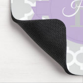 Lavender Quatrefoil - Aangepaste Muismat (Hoek)