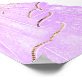 Lavender Quinceanera Welkomstteken Spaanstalige wo Poster (Hoek)