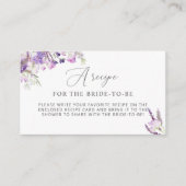 Lavender Recipe voor de bruid om de Kaart van de O (Voorkant)