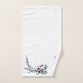 Lavender Red Rose en Eucalyptus Bad Handdoek (Handdoek)