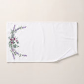 Lavender Red Rose en Eucalyptus Bad Handdoek (Handdoek)