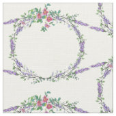 Lavender Red Rose en Eucalyptus Stof (Close Up)