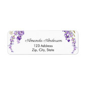 Lavender return address label (Voorkant)