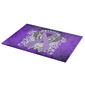 Lavender Ribbon met Wings Snijplank (Hoek)