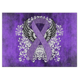 Lavender Ribbon met Wings Snijplank