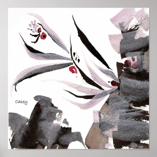 Lavender Rock Print (Voorkant)