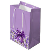 Lavender Romantic Medium Cadeauzakje (Voorkant Gekanteld)