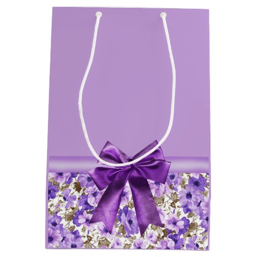 Lavender Romantic Medium Cadeauzakje (Achterkant)