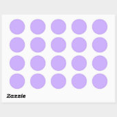 Lavender Ronde Sticker (Vel)