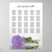 Lavender Roos 20 Tafel-bruiloft Poster (Voorkant)
