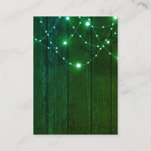 Lavender Roos & Emerald Raffle Ticket Informatiekaartje (Achterkant)