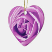 Lavender roos print keramisch ornament (Links)