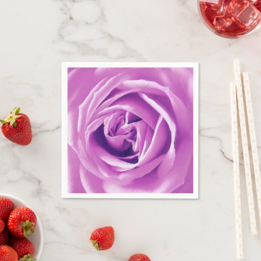 Lavender roos print servetten (Insitu)