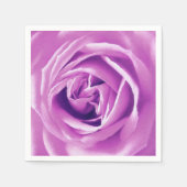 Lavender roos print servetten (Voorkant)