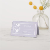 Lavender Roos Reception Place Card Plaatskaartje (Voorkant)