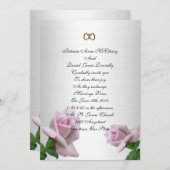 lavender roos sjabloon voor uitnodiging (Voorkant / Achterkant)